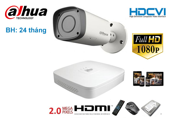 Bộ 1 Camera 2mp loại 1