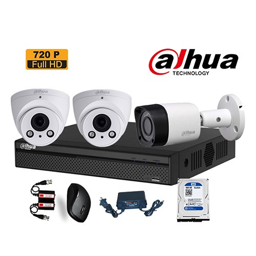 Bộ 3 Camera 2mp loại 1
