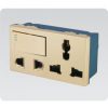 Hạt 5 ổ cắm kèm công tắc đơn 2 chiều A70-88738