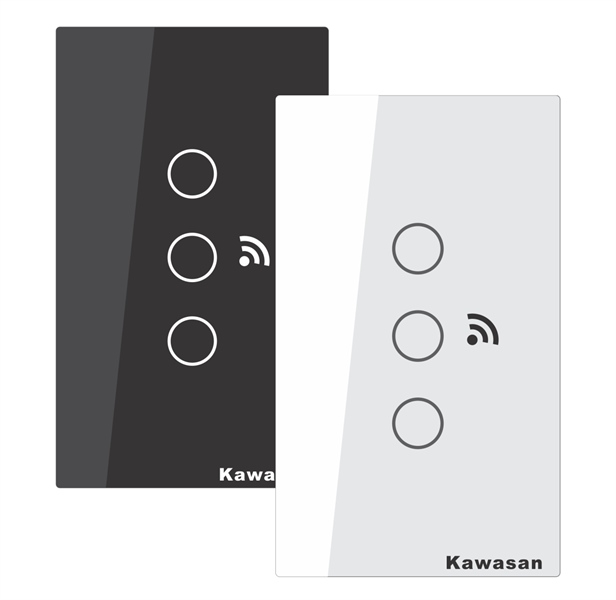 Công tắc cảm ứng chạm, hẹn giờ - Wifi KW-CT3B-WIFI