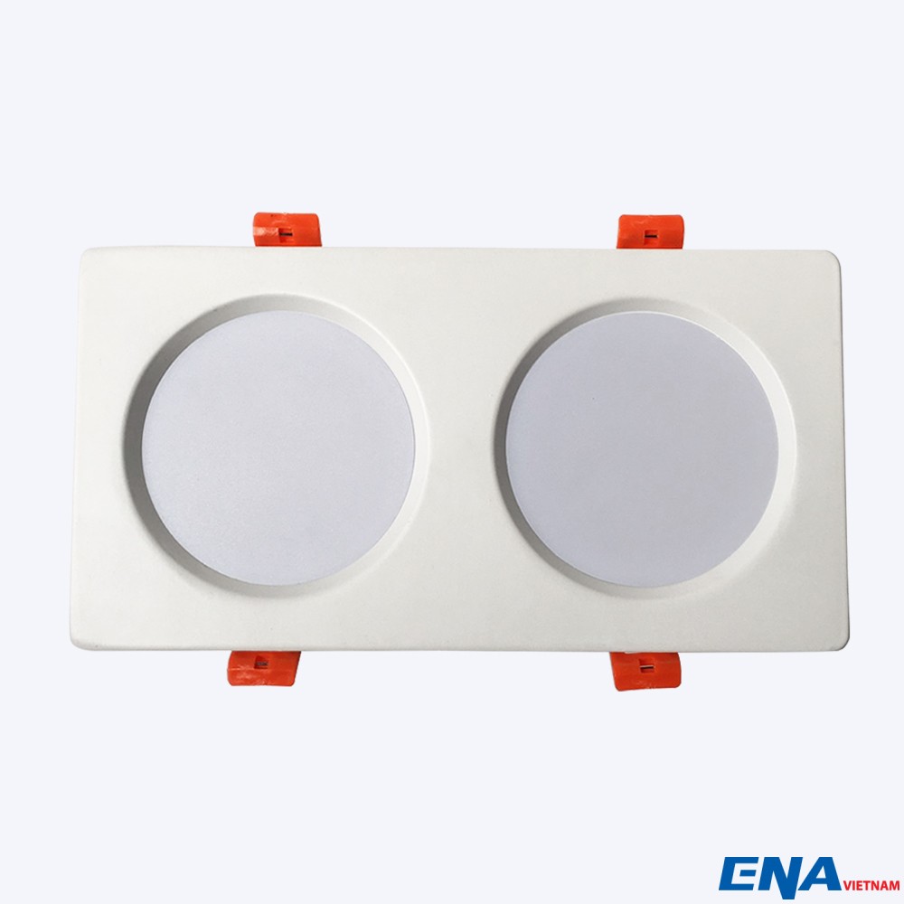 Đèn LED âm trần đôi 2x9W mẫu DTD
